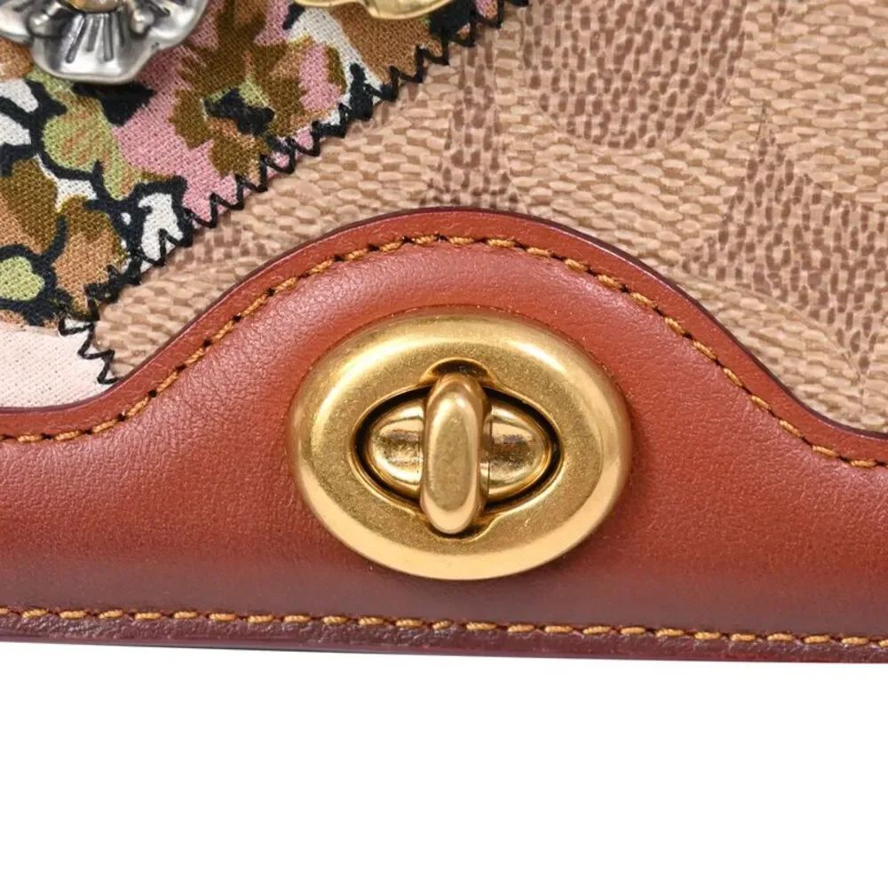 Coach x Keith Haring Riley Crossbody Bag in Brown Coated Canvas